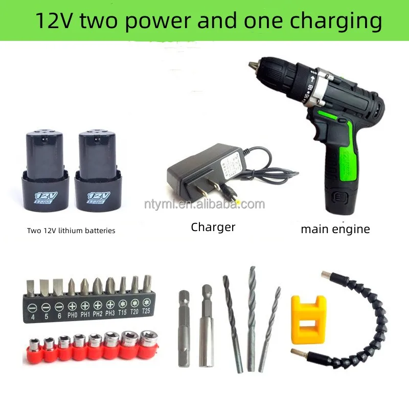 China Factory Li ion Battery Cordless Mini Drill Tool Kit