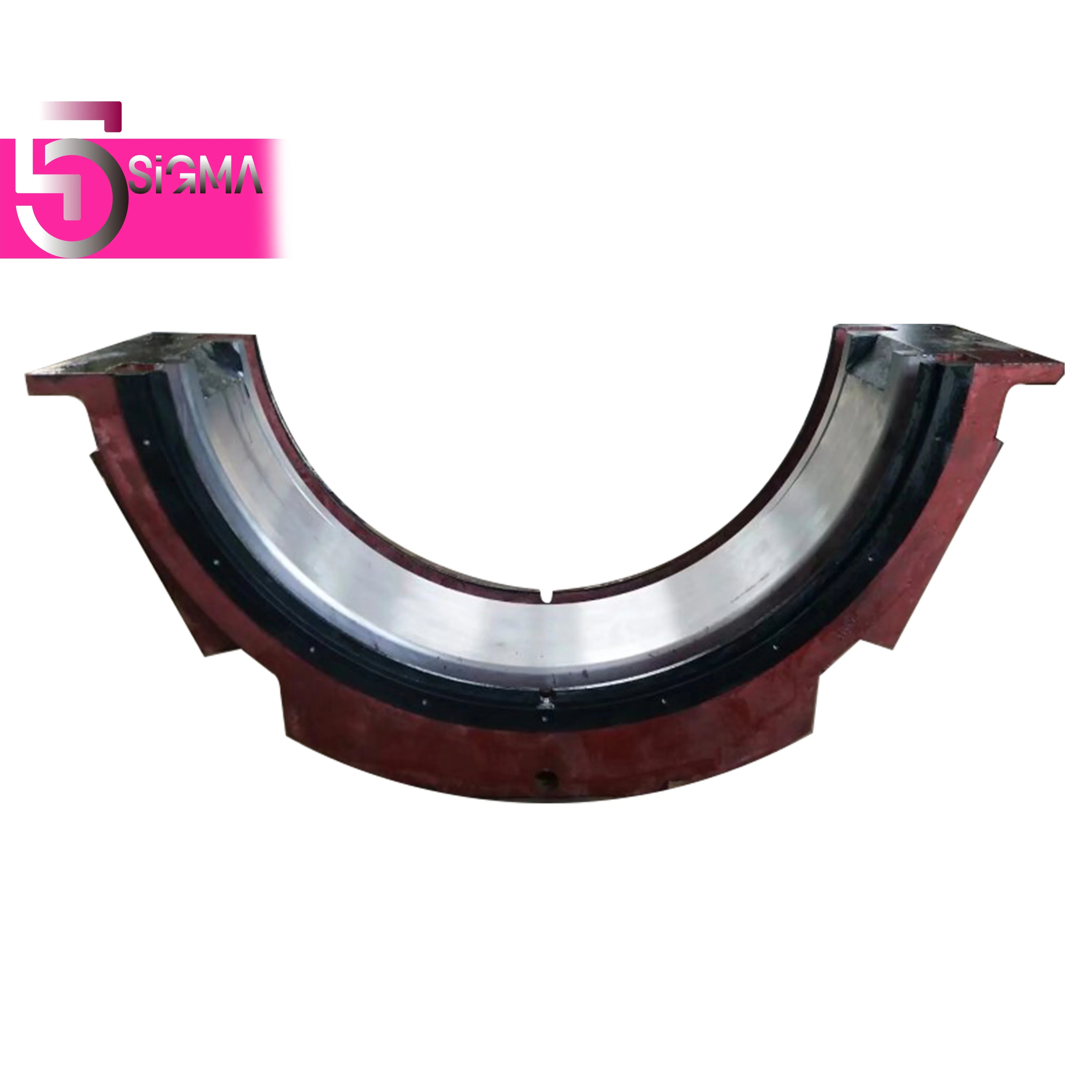 Coal mill  power plant iron casting plus Babbitt metal customized bearing liner bearing bush