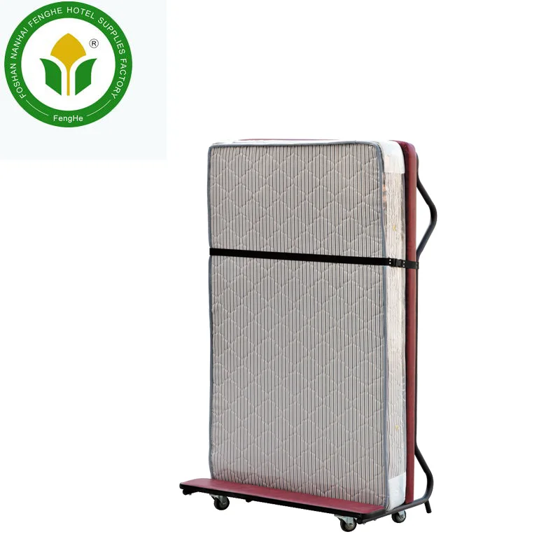 Wholesale hotel luxury vertical rollaway beds extra beds with mattress