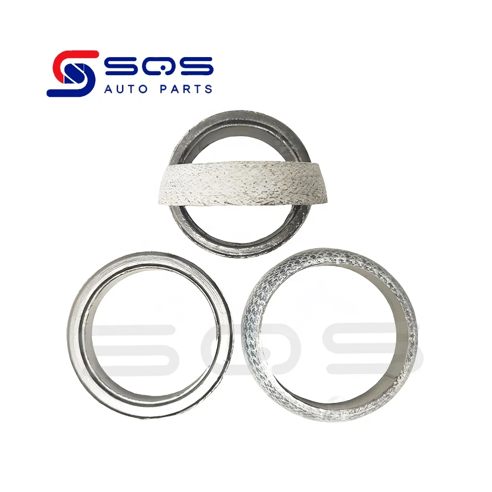SQS High Quality Exhaust Pipe Flange Gasket Direct Fit  Toyot a  Hond a Car Truck Muffler Gasket
