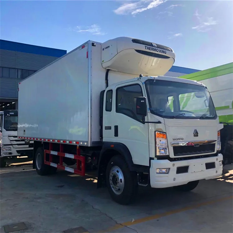 10 тонн SINOTRUK HOWO 4x2 Холодильный фургон с термоморозильным блоком