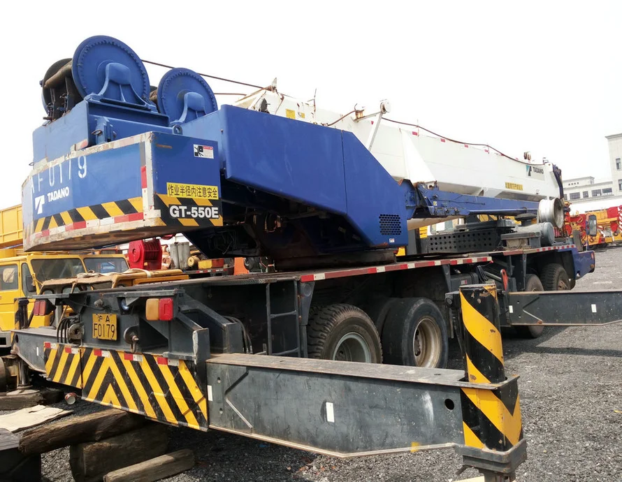 50 Ton used Crane Truck Mobile Pickup  GT550E Truck Crane on sale