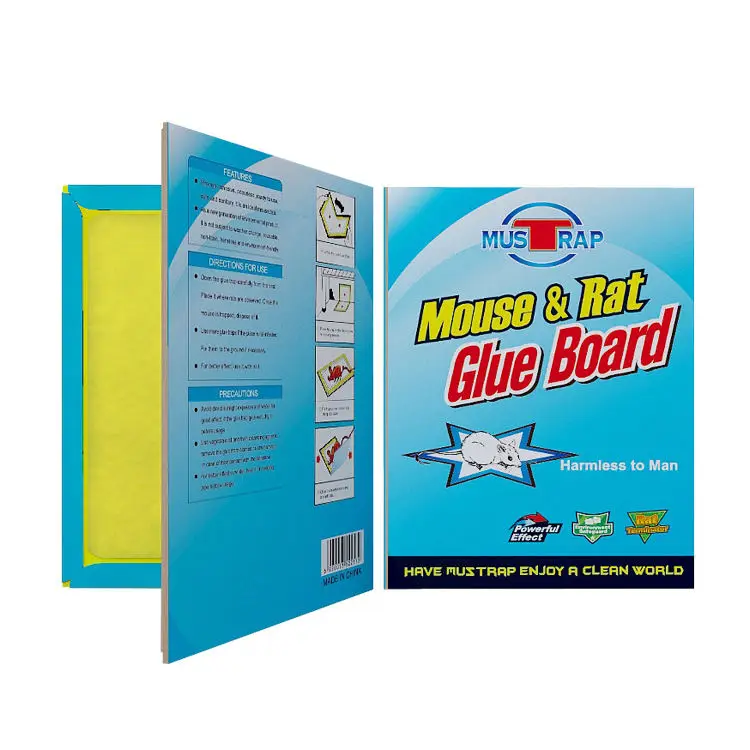 Mouse killer trap paper sticky glue board pest sticker repellant control glue mouse traps mouse trap sticky pad