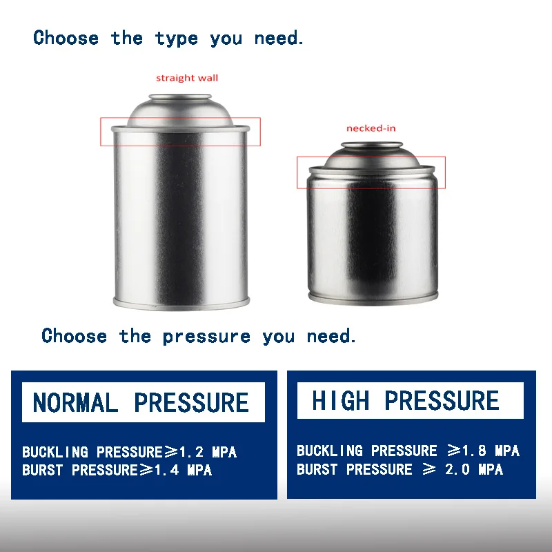 Wholesale mini refillable empty spray can with nosils spray cover aerosol can