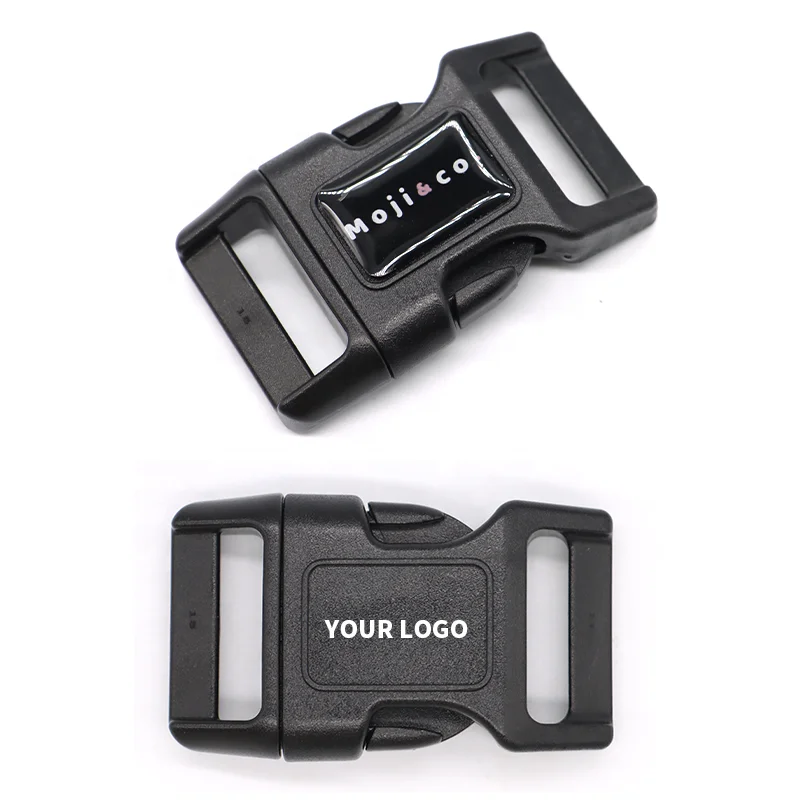 KJM Heavy Duty 15mm 20mm 25mm Quick Release Curved Buckle for Dog Collar