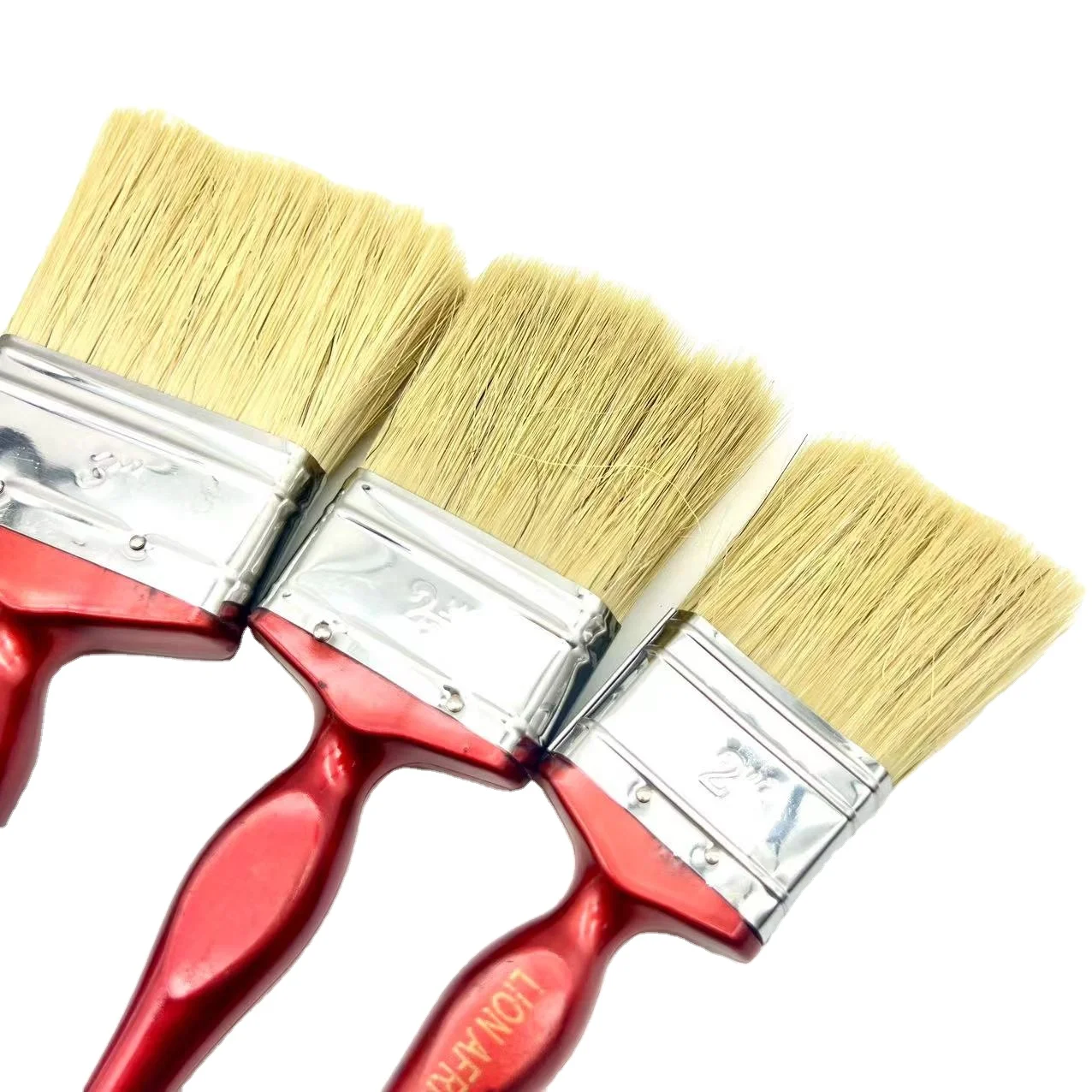 High quality plastic handle brush Wall Paint Brush Set With Natural Bristle Brush Manufacturer