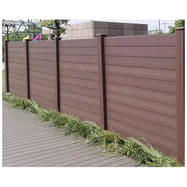 Wood Plastic Composite Wpc Outdoor Private Fence Garden Wpc Fence