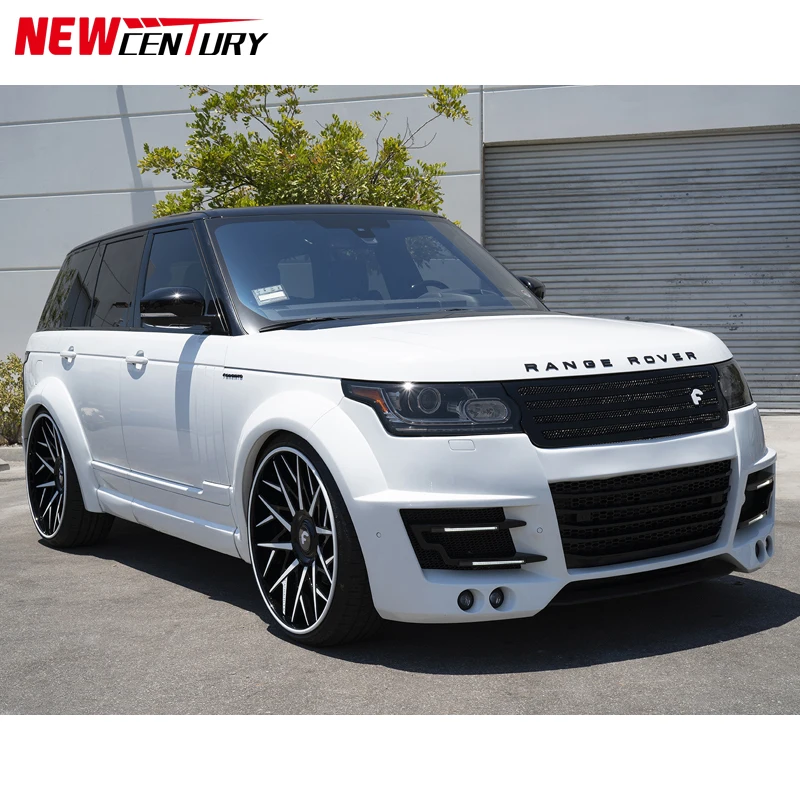 For 2013-2017 Land Rover Range Rover modified lumma style front and rear bumper grille wide body