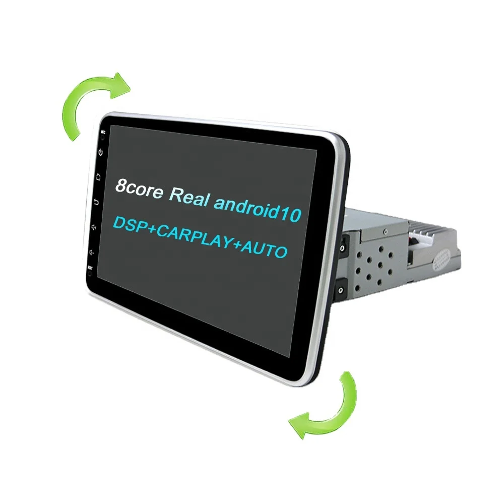 9 10 inch High-end 8core IPS universal 1din Car autostereo GPS Navigation built-in carplay FM AM RDS DSP AUTO support 360