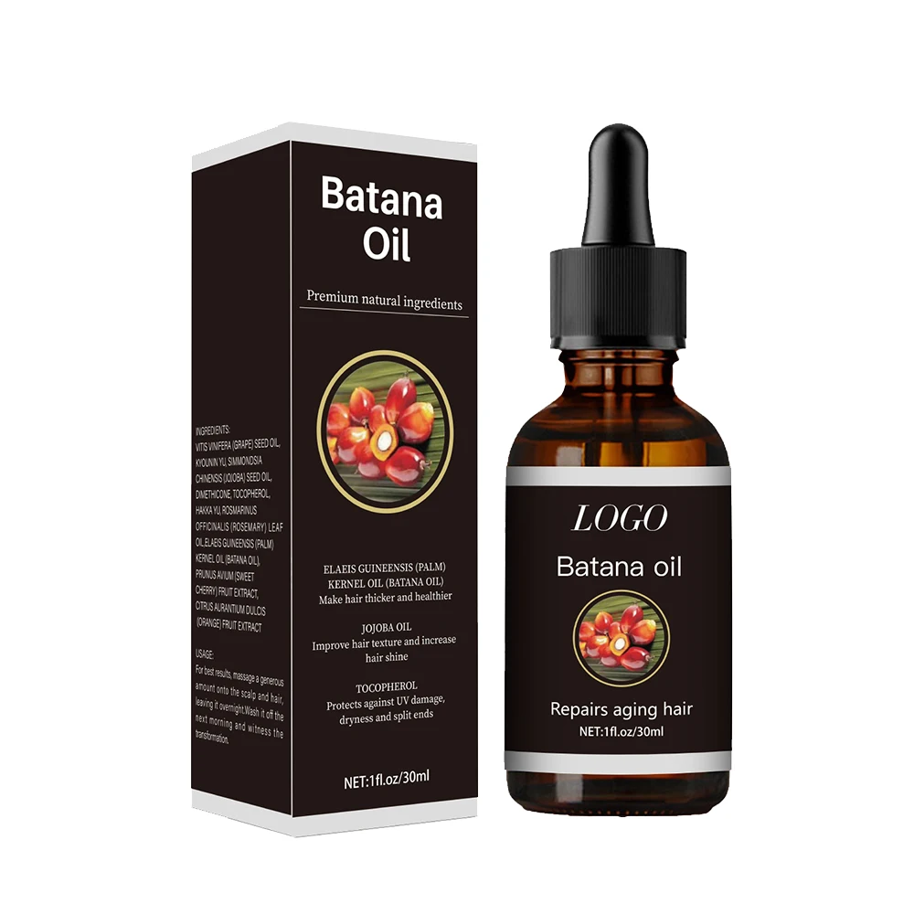 Custom label hair growth organic batana oil stimulates hair growth batanna oil nourishment and natura batana oil for hair growth