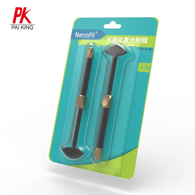 Manufacturer custom PET PVC clamshell blister paper card pack plastic tray blister packaging