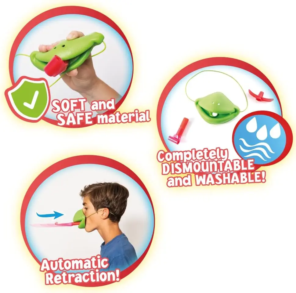 Frog Tongue Game with Blowing air Family Board Tabletop Memory Interaction Educational Game Memory Toys and Game For Fun