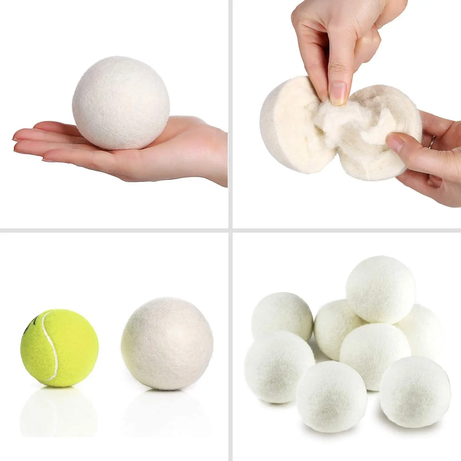 Factory Wholesale OEM Natural Eco Ball For Laundry Lot Laundry Balls Laundry Wash Ball