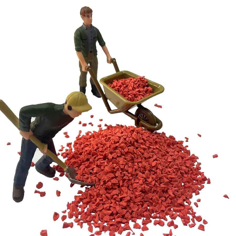 epdm color rubber granules floor surfacing for park rubber walking path jogging track FN-I-24040301