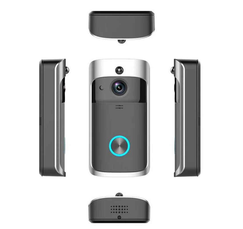 720p HD Video Camera V5 Night Vision Ring Dingdong Chime Smart Video Dorrbell Wireless for smartphones