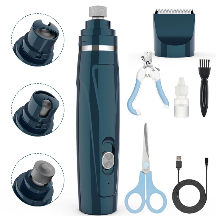 Two-in-one pet grooming tool for cats and dogs Pet foot hair knife hair clipper / Electric pedicure sharpener