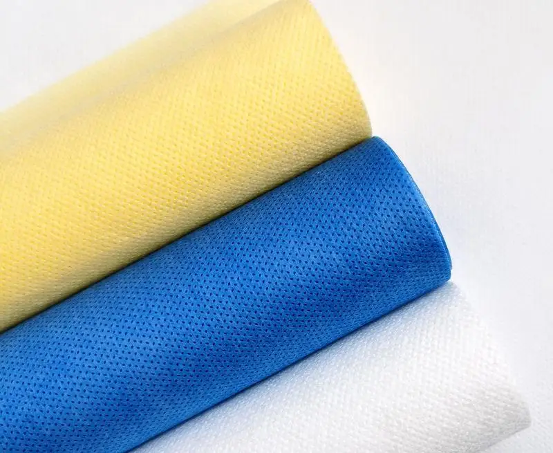 Оптовая продажа водонепроницаемый цветной нетканый материал рулон спанбонд пп ткани