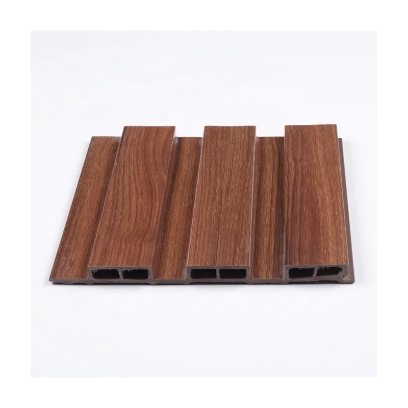 Thin Great Wall Waterproof Wood Plastic Composite Cladding Pvc Fluted Interior Panel For Decoration