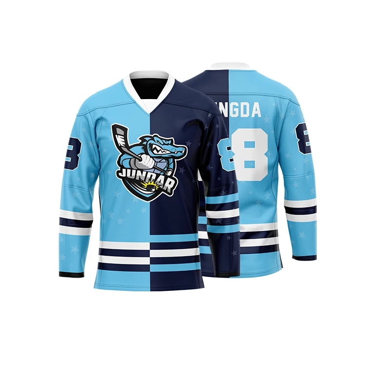 Environmental Protection High-End  Double Sided Mens Team Reversible Ice Hockey Jersey