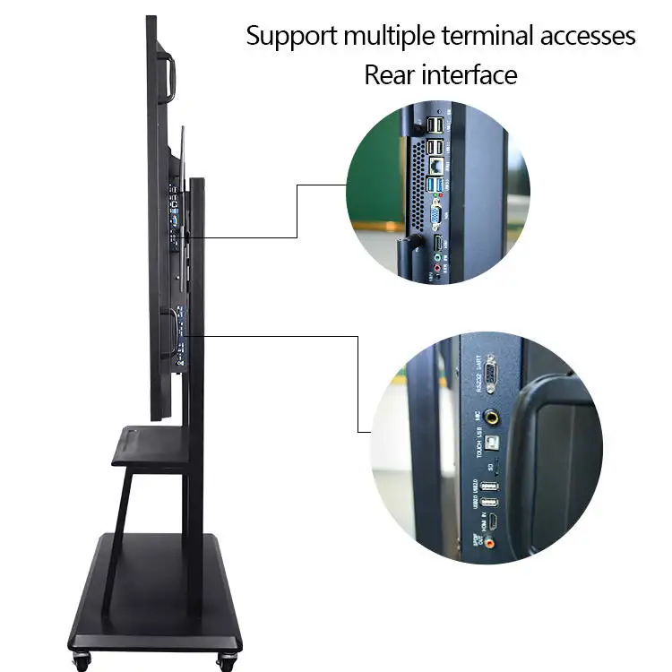 55/65/75/86/100 Inch LCD Screen Display Digital Whiteboards Interactive Panel Smart Board Interactive Board For School