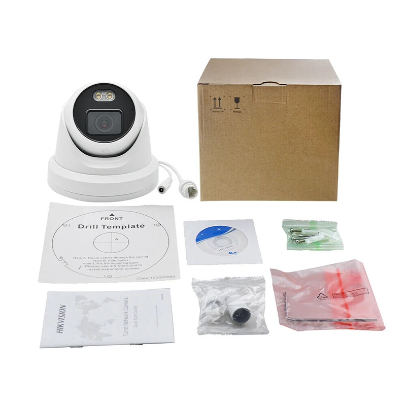 4 MP ColorVu Fixed Turret Network Camera     DS-2CD2347G2-L(U)