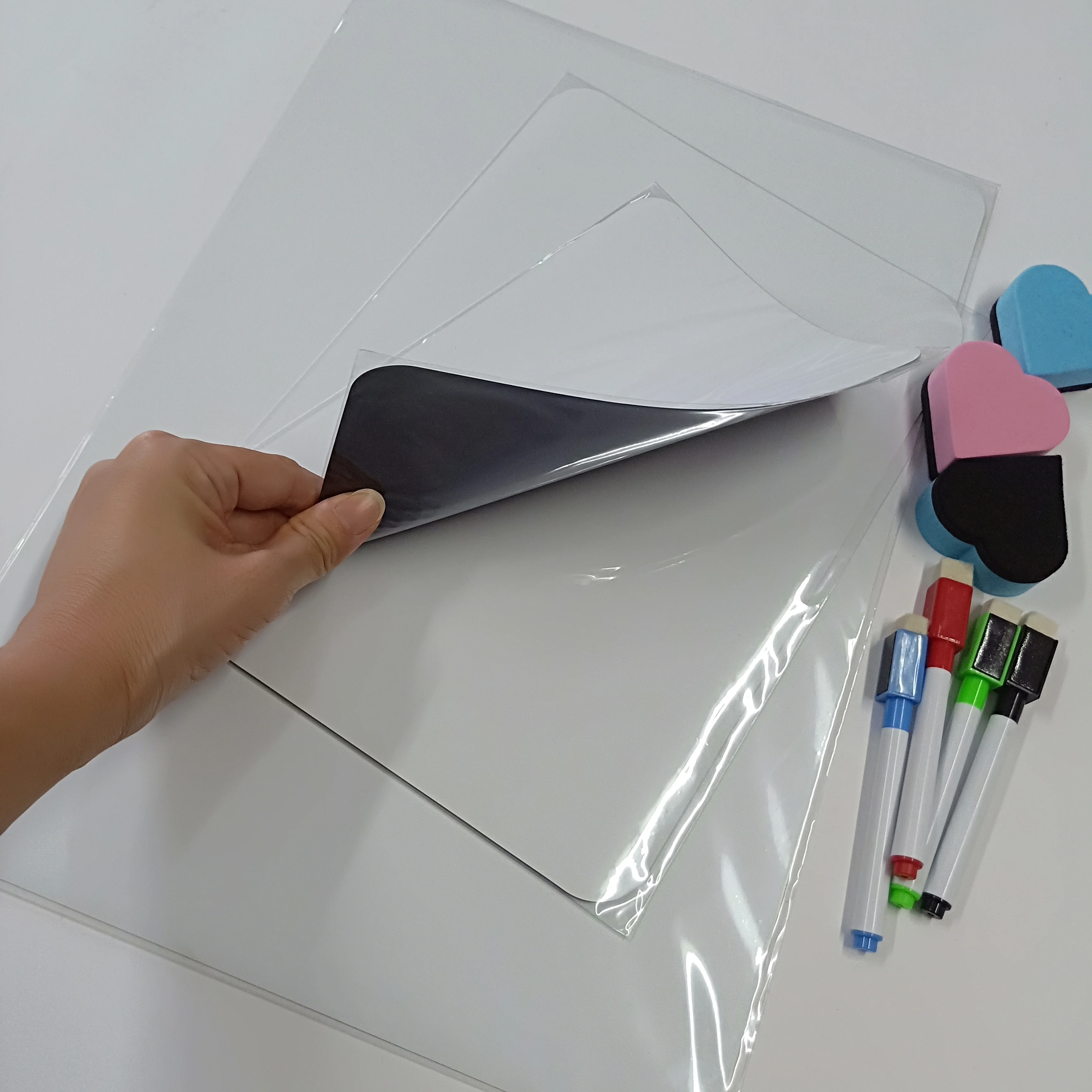 Peel and stick  Magnetic White Board Wall Sticker Dry Erase Board to do list Board Stickers for Wall Removable