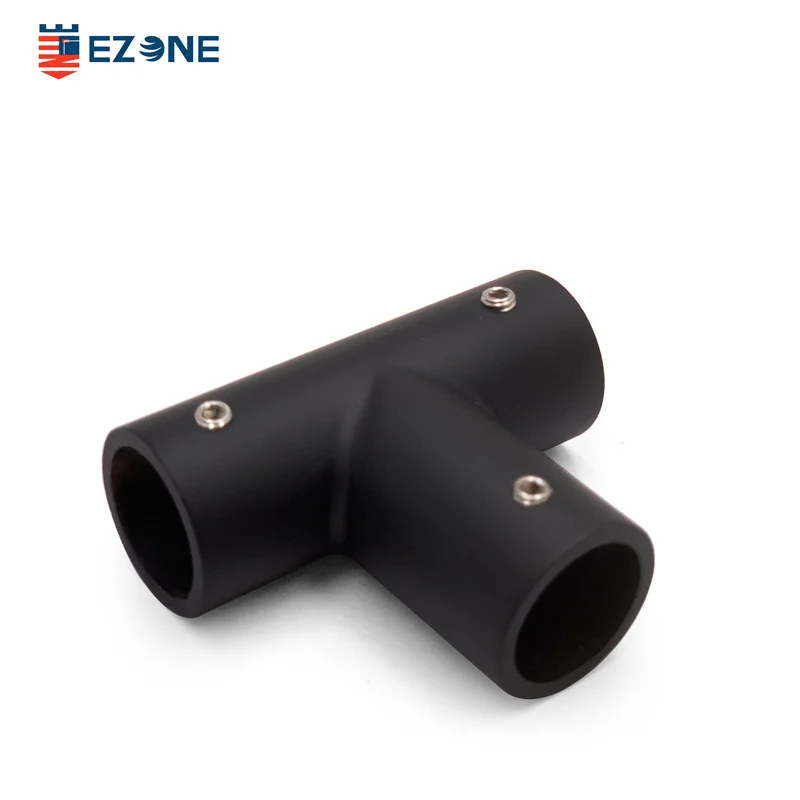 Black Door Frameless Shower Stabilizer Bar 10mm Tempered Glass with Brass Material for Bathroom Use