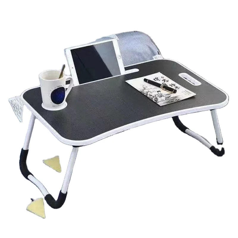 Modern Simple Foldable Computer Desk Lazy Folding Laptop Table for Home Office or Bedroom Furniture