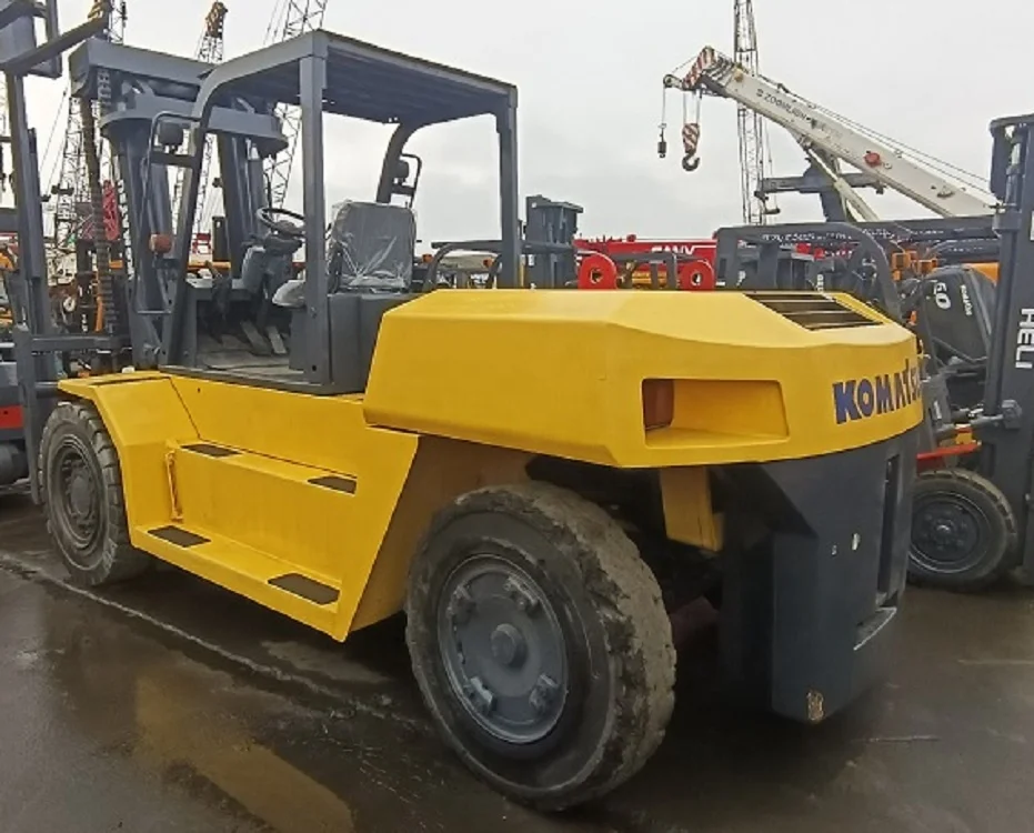 Вилочный Погрузчик С Дизельным Двигателем Komatsu 16 тонн Fd160 гидравлический транспортный вилочный погрузчик оборудование для вилочных