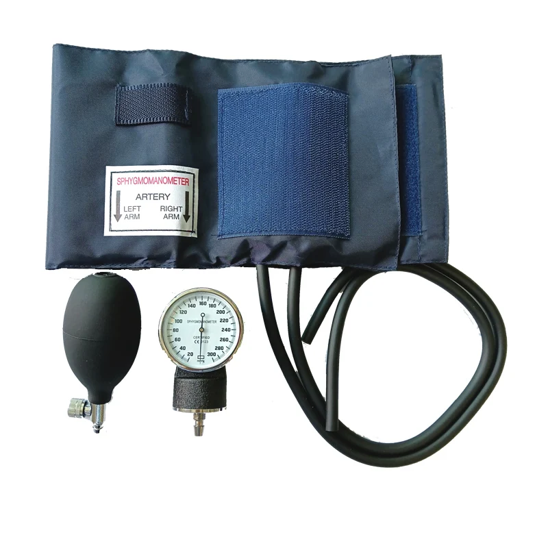 Professional Blood Pressure Machine Bp Monitor Aneroid Palm Manual Sphygmomanometer with Stethoscope