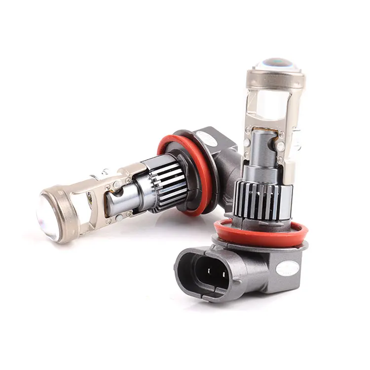 H11 Bi Led Projector Lens 55W 10000LM Mini Led Projector Headlight Lens Super Bright Led Lens