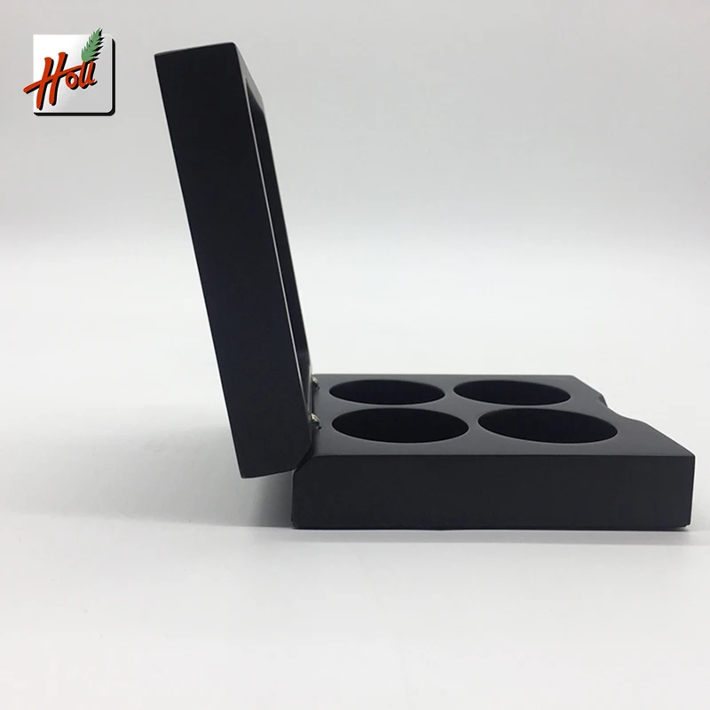 Luxury Nespresso Capsules Storage Holder Wooden Coffee Capsule Storage Box 4pcs Capsule Wood Box