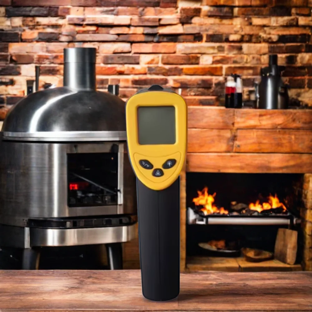 Industrial Object & Kitchen Foods Infrared Thermometer Gun Digital Temperature Measuring Inspection for Kitchen Use Made Plastic