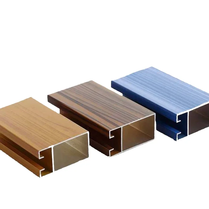 Customized Caravan Door Anodized Gold And Titanium Color Type Aluminum Profile For Doors