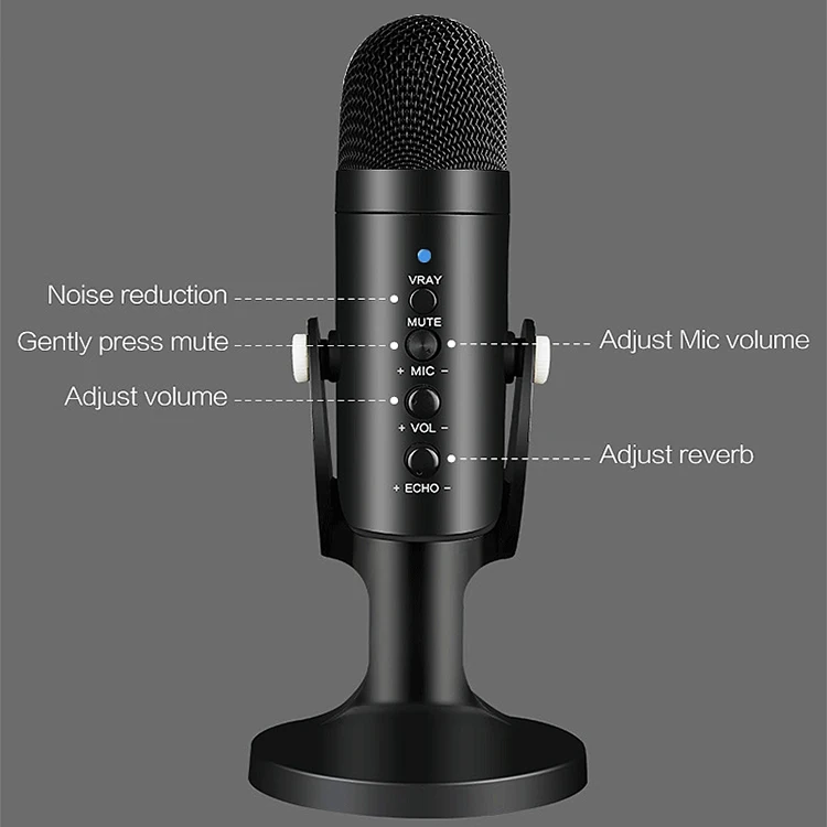 4.5*2.2Mm Microphone Beta 58 Microphone Wired Microphone Studio Stand Price