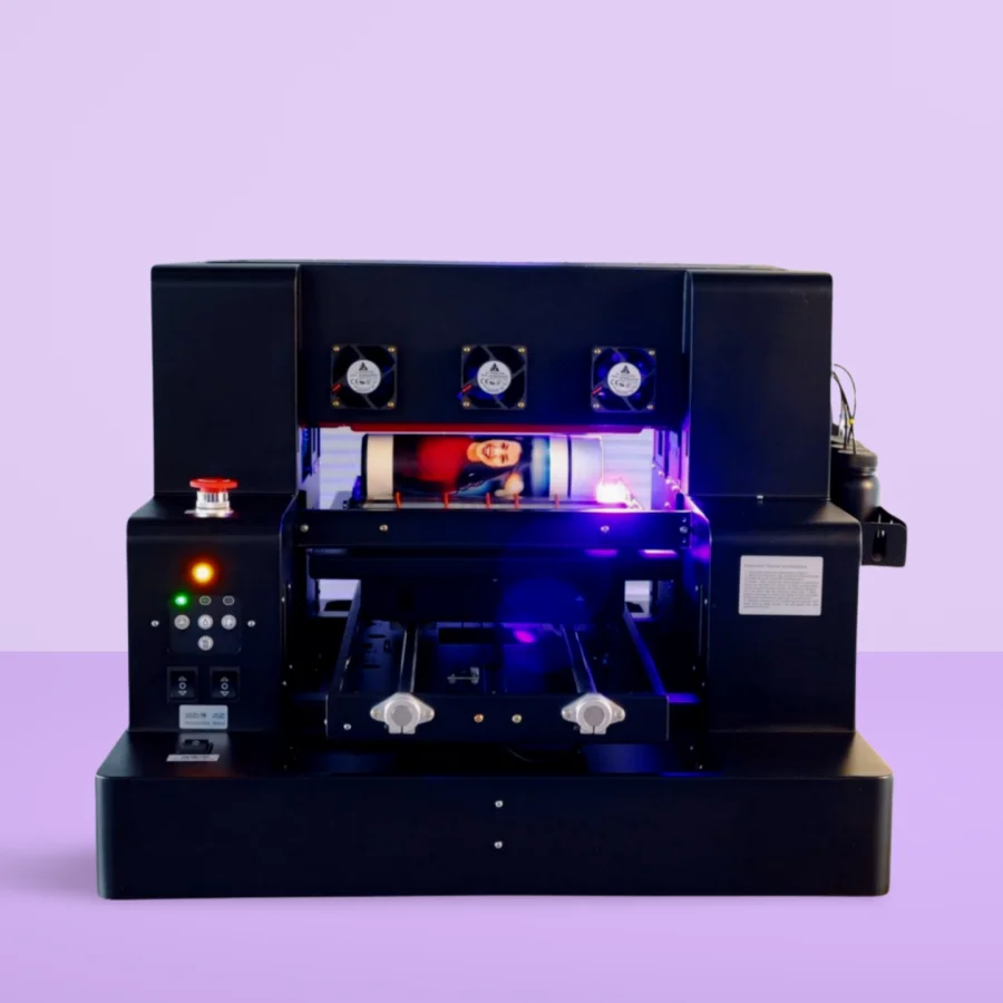 Smallest A3 Size 6 Color UV Flatbed Printer Mobile Phone Case Printer Phone Cover Printing Machine Inkjet Printer