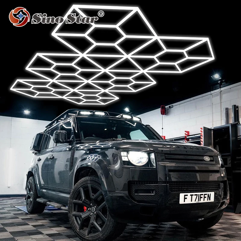 2023 новый продукт Заводская поставка легко останавливаемая автомобильные детали для автосалона гаражный СВЕТОДИОДНЫЙ матричный светильник ST6102