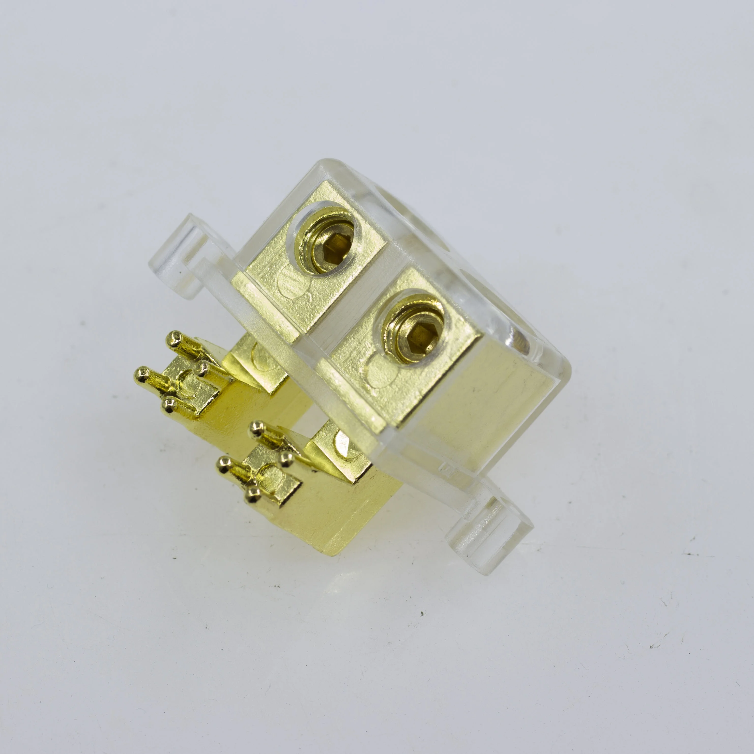  Позолоченные клеммы усилителя 4P pcb паяльный терминал
