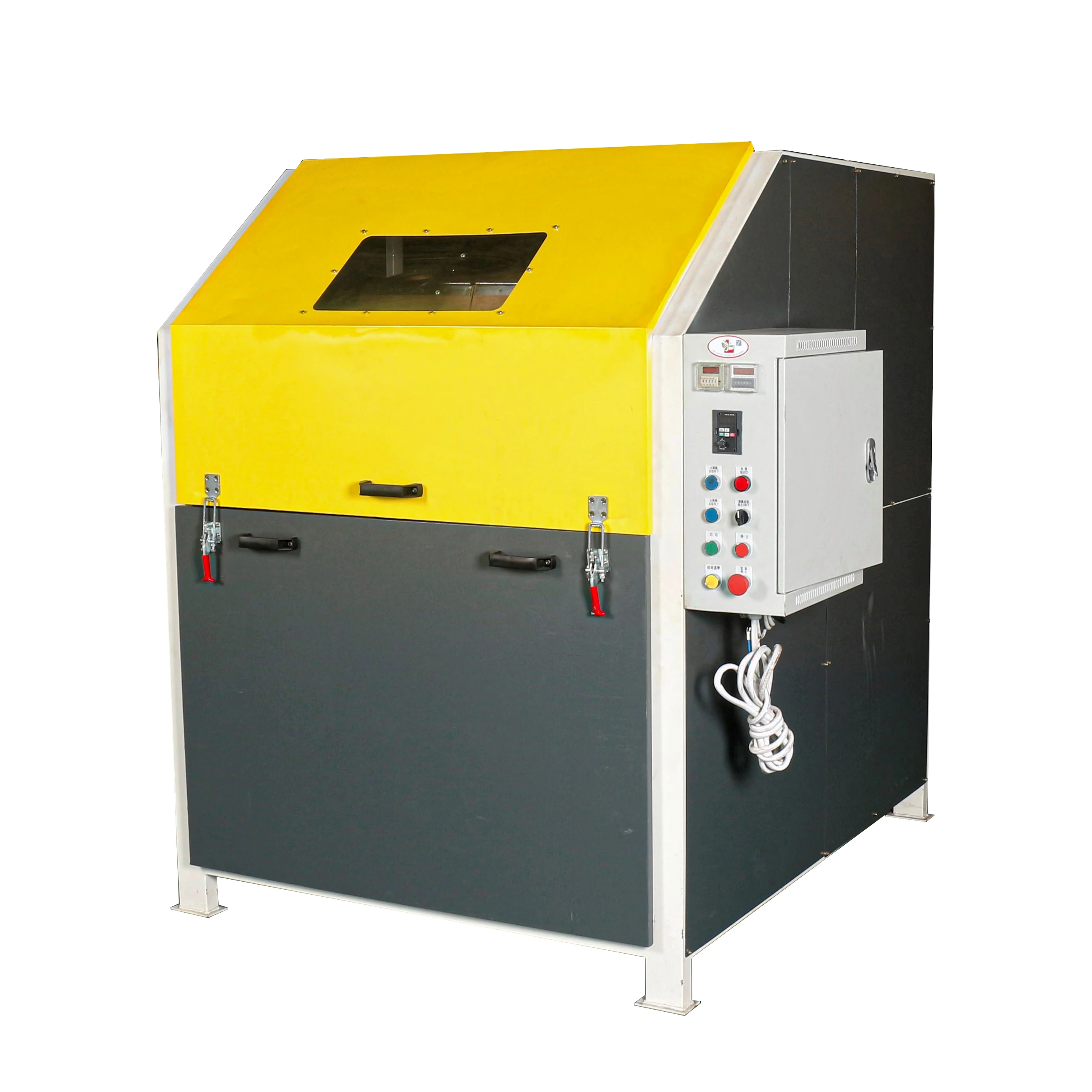 High speed centrifugal dry rolling machine, roller rotary polishing machine