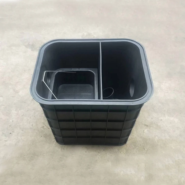 Plastic Grease Interceptor Sewage Treatment Lifting Equipment Oil Water Separator For Restaurant
