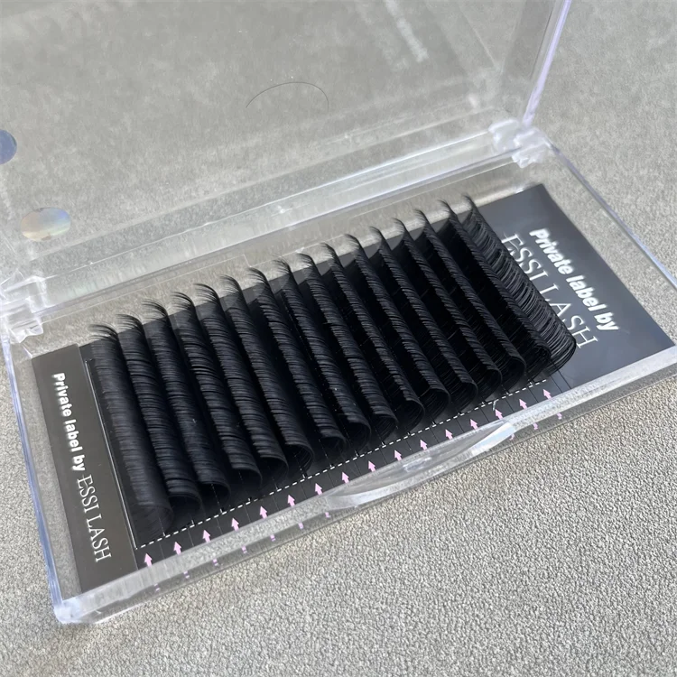 Wholesale Silk Mate Black Volume 6-30mm Eyelash Extensions Fan False Eyelashes Extension Private Label Lash Extension Supplies