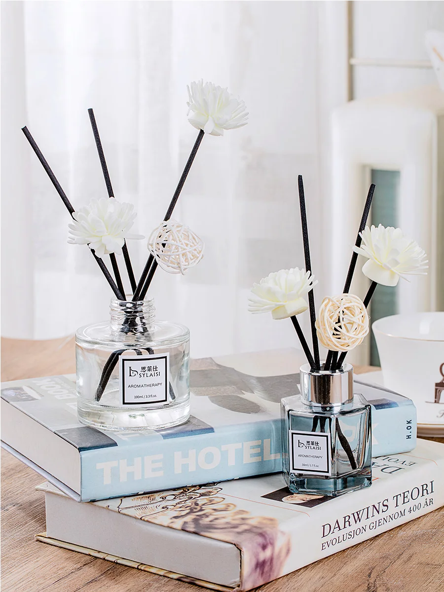 Wholesale 100ml 1 Pack Home Office Decor Aromatherapy Diffuser Oil Gift Set Preserved Flower Reed Diffuser