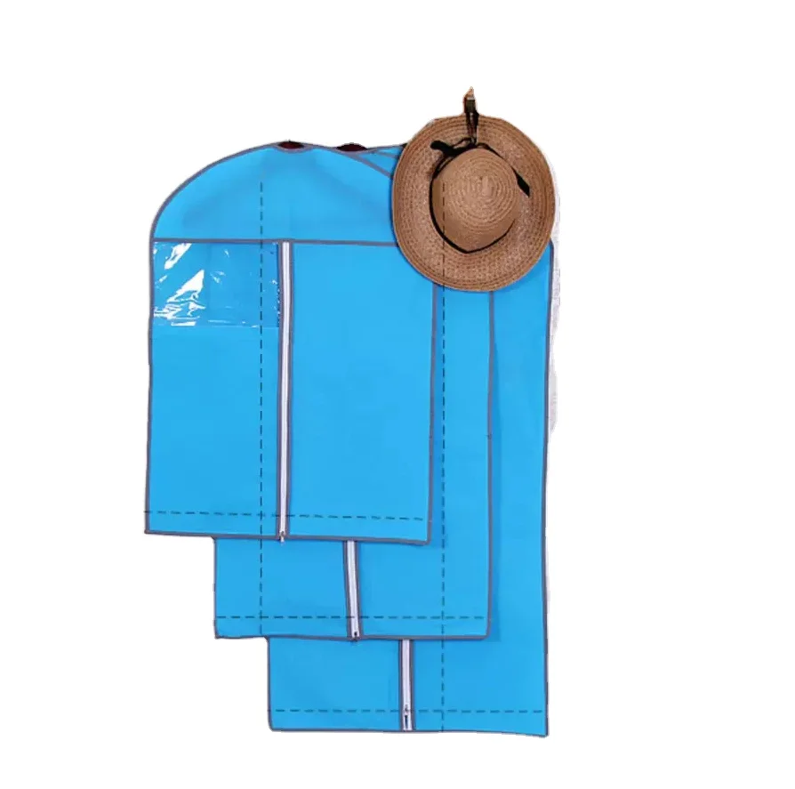 Custom Clear vinyl dance clothes dresses cover gown garment bags for costume