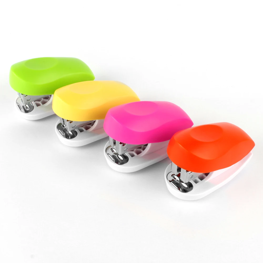 plastic mini  manual stapler   colorful  stapler