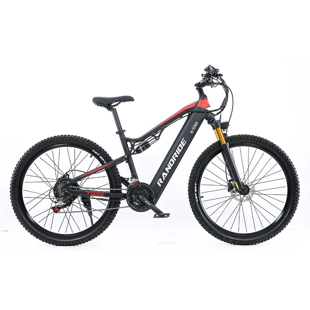 Factory Direct YG90J 1000W Electric Bicycle Hydraulic Front Fork E-Bike Electric Mountain Bike 27.5Inch Tires