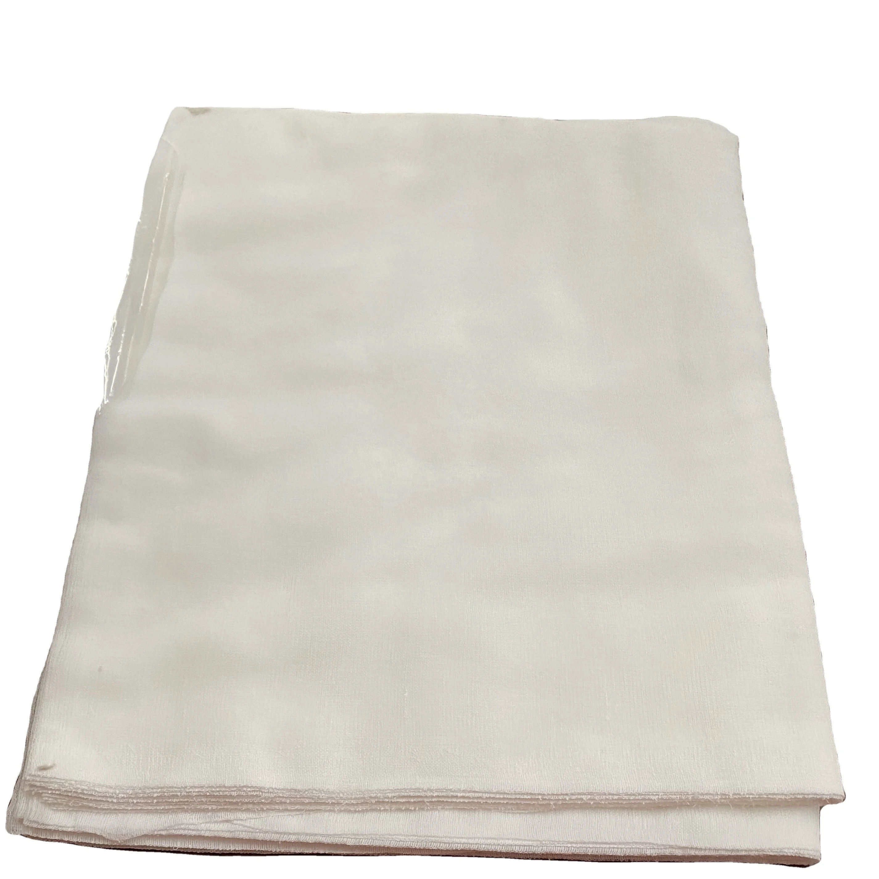 2021 TOP Quality 100% unbleached undyed white  cotton fabric gauze fabric