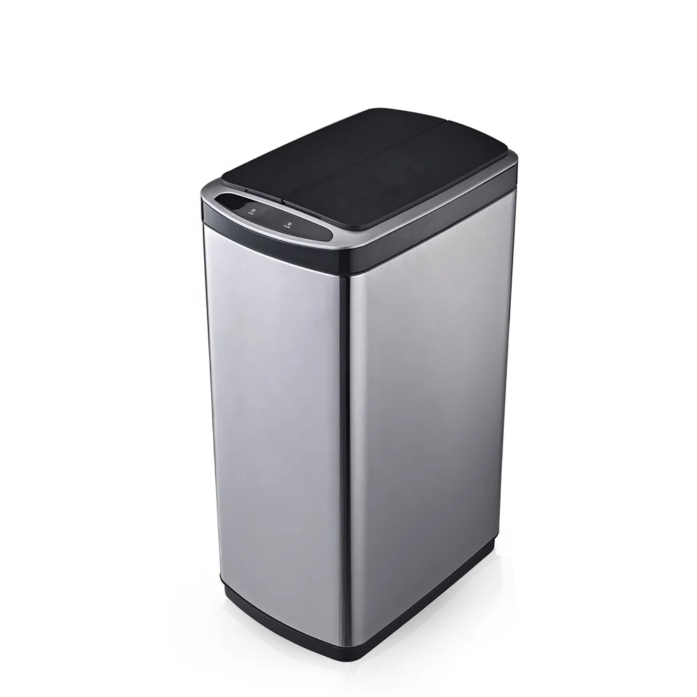 13L Stainless Steel Motion Sensor Trash Can Small Size Smart Garbage Bin Kitchen Trash Can