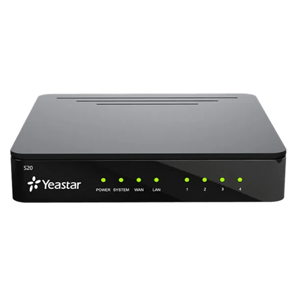 Новые Оригинальные ПОРТЫ Yeastar S-Series S20 4 FXS/FXO/BRI 20 пользователей VoIP PBX
