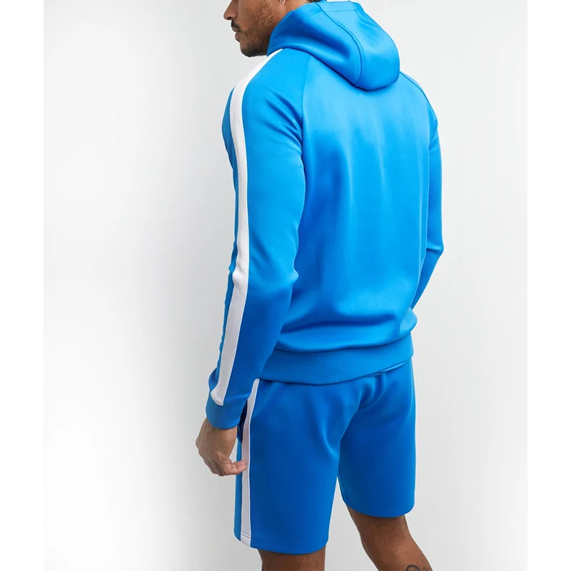 Мужские короткие комплекты, обтягивающие спортивные комплекты из флиса для фитнеса, спортивные комплекты для занятий в тренажерном зале