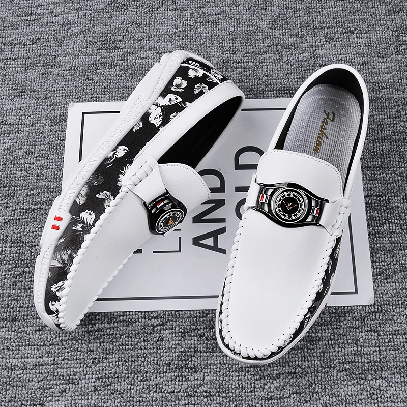 Ziitop Hot Style Fashion Microfiber Leather Slip-on Loafers Summer Moccasin Shoes  Men Casual Shoes